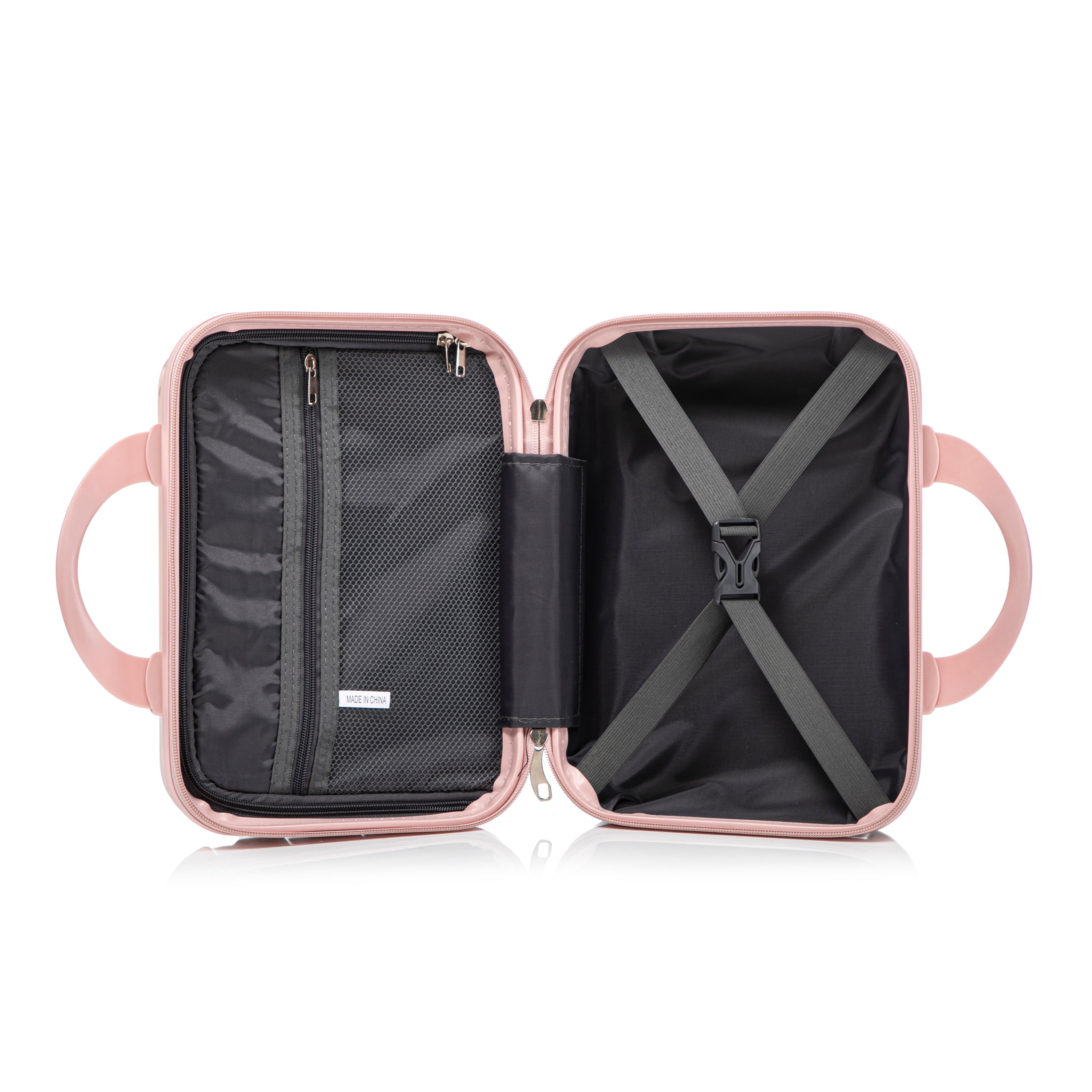 14"/20" 2-Pcs PC Spinner Wheel Carry On Luggage Set