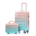 14"/20" 2-Pcs PC Spinner Wheel Carry On Luggage Set