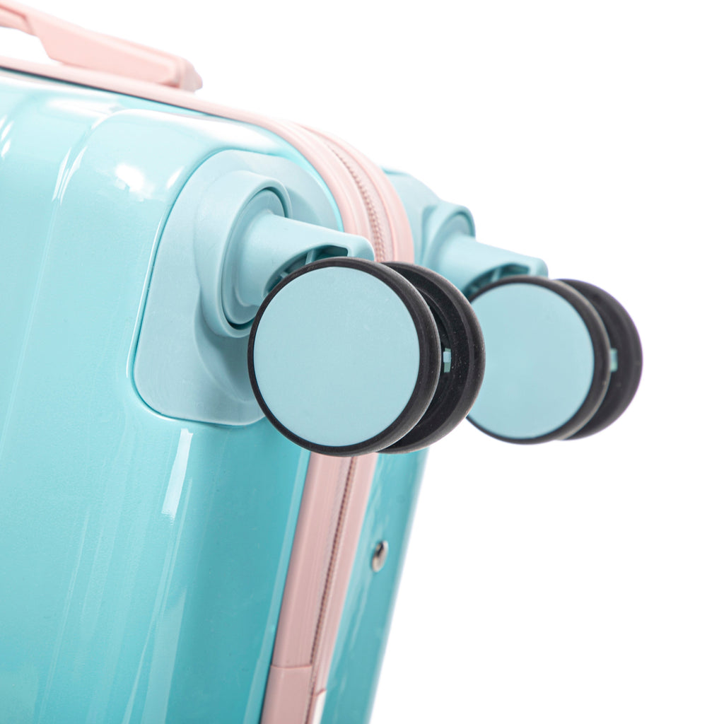 14"/20" 2-Pcs PC Spinner Wheel Carry On Luggage Set