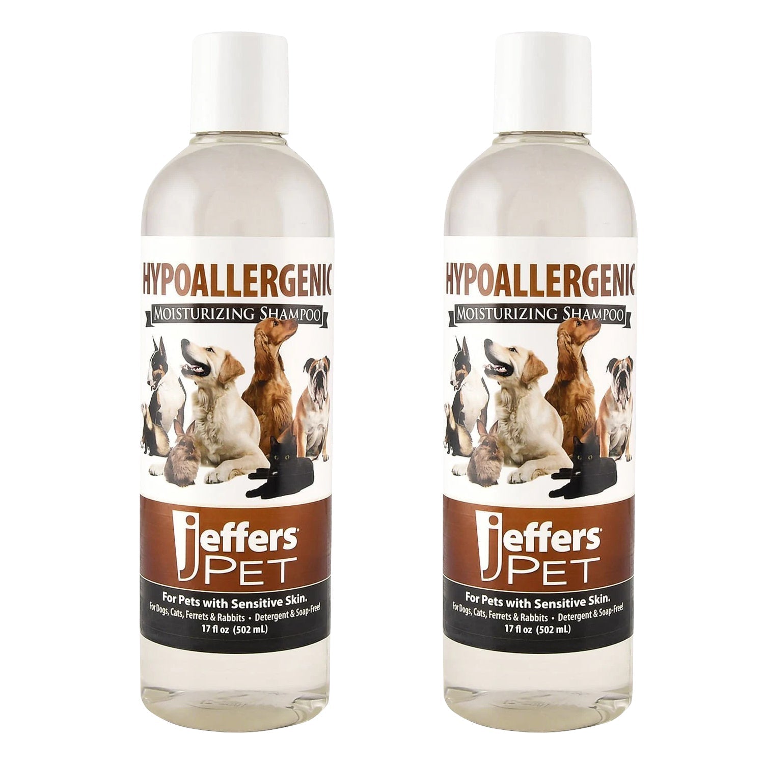 Jeffers Hypoallergenic Moisturizing Pet Shampoo for Sensitive Skin